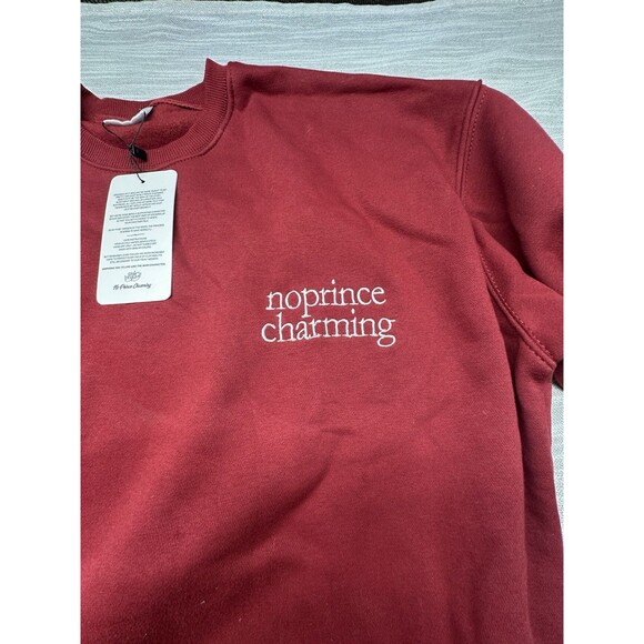 No Prince Charming Write Your Own Fairytale Sweatshirt Sz XS - Picture 3 of 6